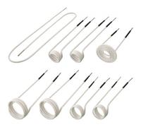 VEVOR Kit bobina di riscaldamento a induzione 8 pezzi Bobine di riscaldamento a induzione più utilizzate con lunghezze variabili, strumento di riscaldamento a induzione resistente al calore