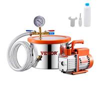 VEVOR Kit Camera di Degasaggio Pompa a Vuoto Monostadio 5,67 L 2,12 L/s