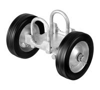 VEVOR Kit Cancello Scorrevole, Kit Hardware per Cancello da 146 mm, Rotelle Universali Regolabili per Cancello, Rullo Guida per Carichi Pesanti per Cancello Porta Scorrevole, Carico 272,15 kg, Nero