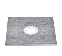 VEVOR Kit Cordolo Doccia, Kit Piatto Doccia 36"x36" con Scarico Centrale da 6,3", Kit di Installazione Doccia Leggero in EPS con 2 Panni Impermeabili, Bastoncini Pendenti