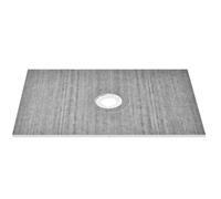 VEVOR Kit cordolo Doccia, Kit Piatto Doccia 48"x72" con Scarico Centrale da 6,3", Kit di Installazione Doccia Leggero in EPS con 2 Panni Impermeabili, Bastoncini inclinati per Piatto Doccia