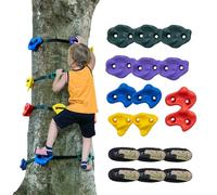 VEVOR Kit di Arrampicata sugli Alberi Ninja 6 Cinghie a Cricchetto per Esterni