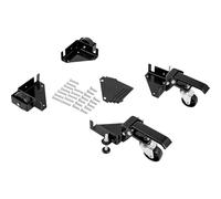 VEVOR Kit di Base Mobile per Carico Pesante 181,4 kg, Supporto Universale con Rotelle 241,3x241,3 mm, Ruote Girevoli, Attrezzi per Base per Attrezzature Lavorazione Legno Lavatrice Mobili Pesanti