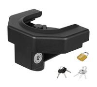 VEVOR Kit di Bloccaggio per Gancio di Traino Compatibile con Attacchi, Blocco a Sfera Antifurto per Rimorchio per Impieghi Gravosi con 3 Chiavi e Lucchetto, Resistente allo Scasso e agli Urti