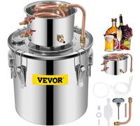 VEVOR Distillatore Alambicco 30x30cm Domestico per Vino 19L con Pompa dell'Acqua