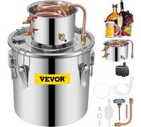VEVOR Distillatore Alambicco 35x35cm Domestico per Vino 30L con Pompa dell'Acqua