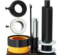 VEVOR Kit di Estrattore di Pignone in Acciaio Guscio Cuscinetto Estrattore Pignone 3 Guscio 11,3/11,3/13,2 cm, Kit di Strumento Estrattore Pignone per Cuscinetti 30 40 60 70 Auto Officina Riparazione