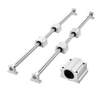 VEVOR Kit di Guide Lineari SFC 25 2 Guide Lineari da 1000 mm 4 Blocchi di Scorrimento per Cuscinetti per Torni Fresatrici, Macchine per Incisioni Fai da te, Piastra Oscillante per Allenamento