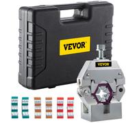 VEVOR Kit di Pinze Manuali per Tubi Flessibili 4 Matrici Durezza 53 HRC