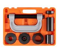 VEVOR Kit di Pressatura per Giunto Sferico 10 Pezzi in Valigetta da Garage Officina per Riparazione Veicoli in Materiale Acciaio al Carbonio per Auto 4WD, Kit Attrezzatura Giunti Sferici a Telaio C