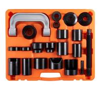 VEVOR Kit di Pressatura per Giunto Sferico 23 Pezzi in Valigetta da Officina per Riparazione Veicoli in Materiale Acciaio al Carbonio per Auto 2WD/4WD, Kit Attrezzatura Giunti Sferici 23 Pz a Telaio C