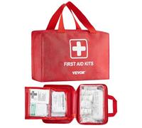 VEVOR Kit di Pronto Soccorso 500 pezzi Borsa di Pronto Soccorso di Emergenza Borsa in Nylon 600D, Forniture Mediche di Emergenza per Casa, Auto, Barca, Ufficio, Viaggi, Campeggio, Camion, Sport