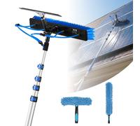 VEVOR Kit di Pulizia per Pannelli Fotovoltaici/Solari, 7,9 m Asta Estensibile