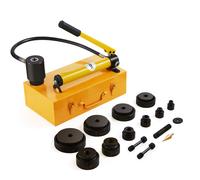 VEVOR Kit di Punzonatrice Idraulica per Perforazione con 10 Dadi 1,27cm-10,16cm