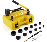VEVOR Kit di Punzonatrice Idraulica per Perforazione con 6 Dadi 1,27cm-5,08cm