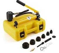 VEVOR Kit di Punzonatrice Idraulica per Perforazione con 6 Dadi 1,27cm-5,08cm
