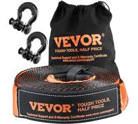 VEVOR Kit Recupero Verricello Cinghia Traino Emergenza 3"x30' 30000 libbre 4 PZ