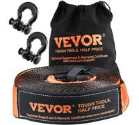 VEVOR Kit Recupero Verricello Cinghia Traino Emergenza 3"x30' 30000 libbre 4 PZ