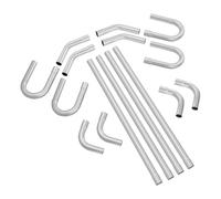VEVOR Kit di Scarico Universale in Acciaio Zincato 16 Pezzi con Giunto Slip-Fit