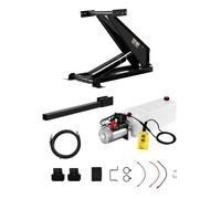 VEVOR Kit di Sollevamento Idraulico per Cassone Ribaltabile a Forbice, Kit per Rimorchio Ribaltabile 8 T con Unità Pompa Idraulica da 12 V, Adatto per Camion con Cassone Ribaltabile a Forbice