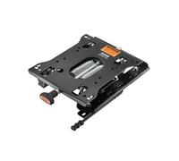 VEVOR Kit di Sospensione del Sedile con Binario Scorrevole, Sospensione Universale del Sedile ad Aria per Tosaerba a Raggio di Sterzata Zero, Regolabile 150 mm Avanti a Indietro, per Bulldozer, Nero