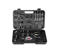 VEVOR Kit di Spurgo Freno Principale, 12 Pezzi, Set di Adattatori per Spurgo Freni con Kit Completo e Impugnatura, per Riempimento del Liquido Freni, per Maggior Parte dei Veicoli