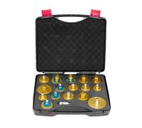 VEVOR Kit di Spurgo Freno Principale, 17 Pezzi, Set di Adattatori per Spurgo Freni con Kit Completo e Impugnatura, per Riempimento Liquido Freni, per Maggior Parte dei Veicoli