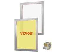 VEVOR Kit di Telaio per Stampa Serigrafica Lega di Alluminio 50,8 x 61 cm 160 Maglie Pulizia Facile, Telaio Serigrafico 2 Pezzi per Macchina di Stampa Serigrafica Spessore 2,5cm Quantità Maglie 160