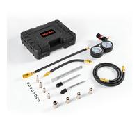 VEVOR Kit di Tester di Compressione per Motore Auto, Tester Manometro di Compressione del Cilindro Intervallo 0-6,9 Bar da Officina Garage Auto Moto, Custodia, Controllo Pressione Test di Tenuta Auto