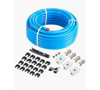 VEVOR Kit di Tubi per Compressore d'Aria 30,48 m x 19,05 mm per Officine Blu