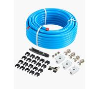 VEVOR Kit di Tubi per Compressore d'Aria 30,48 m x 19,05 mm per Officine Blu