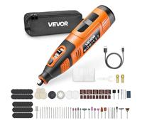 VEVOR Kit di Utensili Rotanti Senza Fili da 119 Pezzi, Mini Utensile Rotante Portatile DC12V, 28 Velocità 5000-32000 giri/min. Strumenti Fai da Te Multiuso per Incisione, Levigatura, Lucidatura