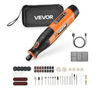 VEVOR Kit di Utensili Rotanti Senza Fili da 73 Pezzi, Mini Utensile Rotante Portatile DC4V, 5 Velocità 7000-20000 giri/min. Strumenti Fai da Te Multiuso per Incisione, Levigatura, Lucidatura