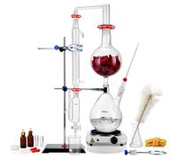 VEVOR Kit distillazione oli essenziali 2000 ml Apparecchio Set da 28 pezzi