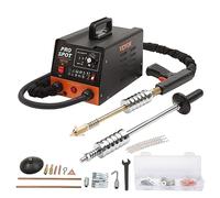 VEVOR Kit Estrattore per Carrozzeria 3KW, Stazione Saldatrice per Rimozione Ammaccature a Punti 6 modalità di Saldatura, Kit di Strumento per Riparazione Ammaccature Carrozzeria per Auto Camion Moto