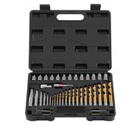 VEVOR Kit Estrattore per Dadi Rotti Utensili per Estrazione Bulloni Danneggiati 41 pezzi in Acciaio Cr-Mo, Kit di Strumento per Rimozione di Bulloni Riparazioni Domestiche da Officina Garage