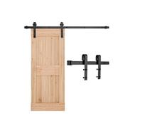VEVOR Kit Ferramenta per Porta Scorrevole da 1524 mm per Porta Singola Nero