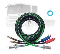 VEVOR Kit Linee Aeree per Semirimorchi 3 in 1 3,7 m Linea di ABS Spina 7 vie