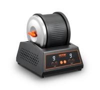 VEVOR Kit Lucidatrice per Rocce 1,8 kg, 9 Velocità, Timer di Lucidatura 9 Giorni, lucidatrice per Rocce con Motore a Trasmissione Diretta, Corpo in Acciaio Laminato a Freddo, Lucidatrice per Rocce