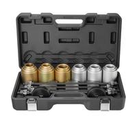 VEVOR Kit Manicotti di Trazione e Pressione, 26 Pezzi, Utensili per Manicotti di Inserimento e Rimozione Boccole in Acciaio con Custodia per Il Trasporto, Compatibili con Motori LCV e HGV