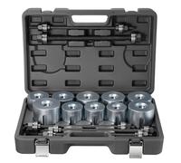 VEVOR Kit Manicotti di Trazione e Pressione, 27 Pezzi, Utensili per Manicotti di Inserimento e Rimozione Boccole in Acciaio con Custodia per Il Trasporto, per l'Installazione di Boccole, Cuscinetti