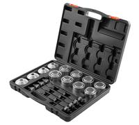 VEVOR Kit Manicotto di Trazione e Pressione da 36 Pezzi, Set di Rimozione e Installazione Cuscinetti a Boccola in Acciaio, con Custodia per Il Trasporto, Compatibilità Multi-Veicolo per Motori