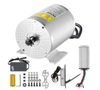 VEVOR Kit Motore Elettrico Brushless DC da 1800 W Motore 48 V a 4500 giri/min con con Regolatore di Velocità Aggiornato e Kit Acceleratore a Pedale per Go-Kart, Bici Elettriche, Moto, Scooter