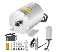 VEVOR Kit Motore Elettrico Brushless DC da 1800 W Motore 48 V a 4500 giri/min con con Regolatore di Velocità Aggiornato e Kit Acceleratore a Pedale per Go-Kart, Bici Elettriche, Moto, Scooter