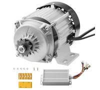 VEVOR Kit Motore Elettrico Brushless DC da 500 W Motore da 48 V a 2700 giri/min con Regolatore di Velocità Aggiornato, Funzionamento Silenzioso Affidabile per Go-Kart, Bici Elettriche, Moto, Scooter