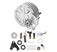 VEVOR Kit Motore Elettrico CC con Spazzole 450 W Motore Elettrico 36V 3000 Giri/min con Regolatore di Velocità Aggiornato, Kit Acceleratore con Impugnatura a Rotazione per Bici Elettriche, Scooter