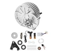 VEVOR Kit Motore Elettrico CC con Spazzole 450 W Motore Elettrico 36V 3000 Giri/min con Regolatore di Velocità Aggiornato, Kit Acceleratore con Impugnatura a Rotazione per Bici Elettriche, Scooter