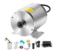 VEVOR Kit Motore Elettrico CC Senza Spazzole 500 W Motore Elettricco 36 V 3000 Giri/min con Regolatore di Velocità Aggiornato, Kit Impugnatura Acceleratore per Go Kart, Bici Elettrica, Moto, Scooter