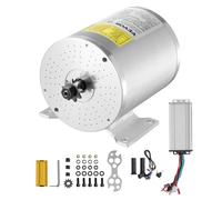 VEVOR Kit Motore Elettrico Senza Spazzole 2000 W Motore Elettrico 48 V a 4300 Giri/min con Regolatore di Velocità Aggiornato e kit Impugnatura Acceleratore per Go Kart, Bici Elettrica, Moto, Scooter
