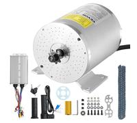 VEVOR Kit Motore Elettrico Senza Spazzole 3000 W Motore Elettrico 72 V a 4900 Giri/min con Regolatore di Velocità Aggiornato e kit Impugnatura Acceleratore per Bici Elettrica, Moto, Scooter, Fai da Te